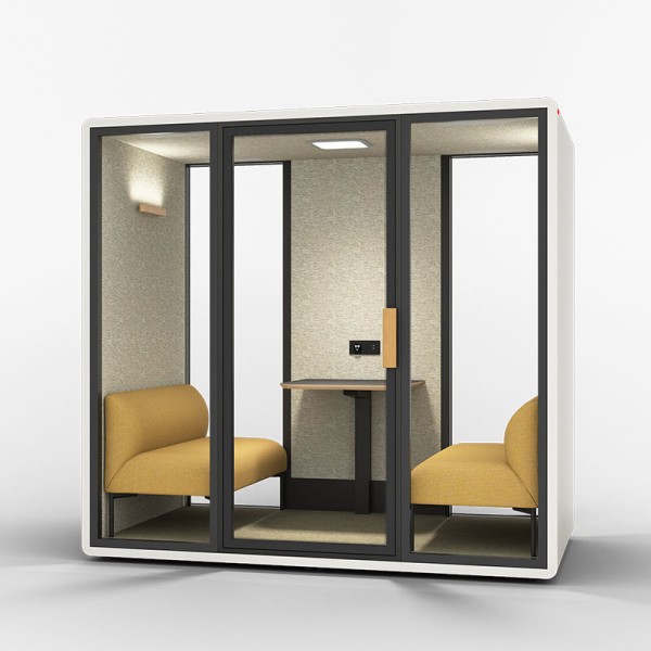 Custom Privacy Phone Booth Acoustic Meeting Cabin Prefab For Office Calls