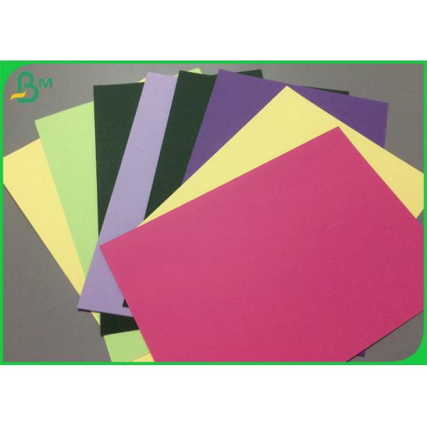 Pink Green Yellow Colored Bond Paper Sheet 200gsm 230gsm For Normal Printing