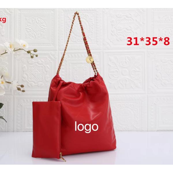 5 Colors Large Metal Chain Tote Handbags for Women Designer All Seasons Large Size