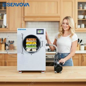 4Kg 5K 6Kg Commercial Food Freeze Dryer Senova Biotech Food Lyophilizer