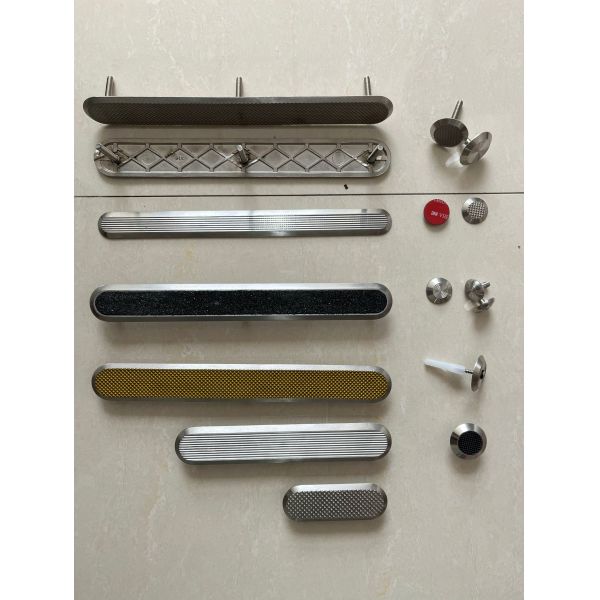 ROADSAFE Stainless Steel 304 316 Tactile Indicator Stud Strip Bar Road Stud Blind Warning Paving Tile Metal