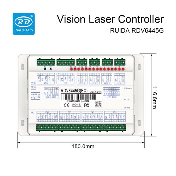 ルイダレーザーコントローラ RDV6445G スモールビジョン 切断と彫刻コントローラ