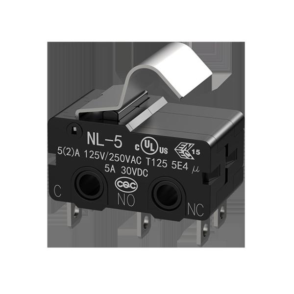 NNC Waterproof Microswitch NL-10W55-F2-SZ 10A with simulated roller lever High-Speed and Accurate Switch for Industrial Automation