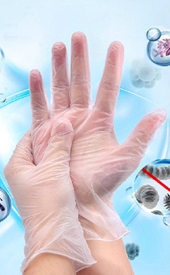 Personal Respiratory Protection Nitrile Disposable Gloves  Ce Fda Certified