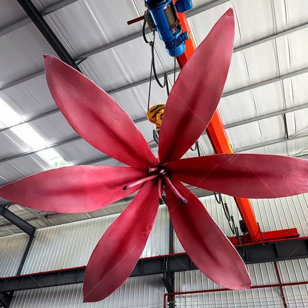 Parque Temático Animatrónico Planta Flower Modelo Impermeable Antirruja Color personalizado