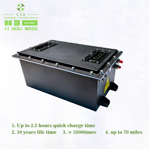 48v 60v 72v Lithium Battery for Golf Cart Insulation Resistance ≥50MΩ and Bluetooth/CAN BUS/Charge Heating