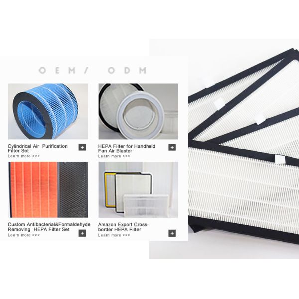 OEM Honeycomb Activated Carbon HEPA Air Filter Compatible with Sharp FU-888SV High Efficiency Customizable Size