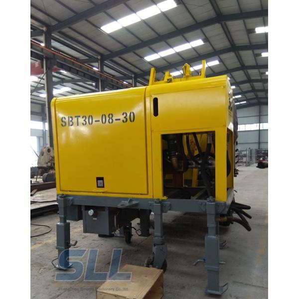 Lightweight Concrete Mixer Pump With Mixer Electric Motor Double Shaft Type
