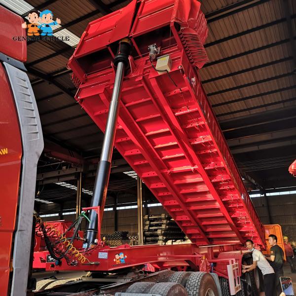 Тележка и задние части трейлера сброса коробки передач взлета силы для продажи