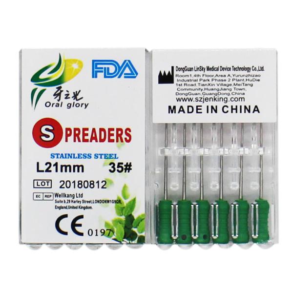 Dental Endodontic Hand Files , Stainless Steel Flexible Root Canal Instruments