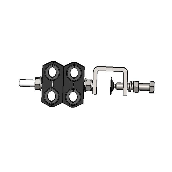 10-16.5mm Feeder Cable Clamp 304 Stainless Steel Outdoor