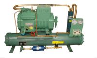 A água de R404a  refrigerou a unidade de refrigeração de condensação da unidade 40HP para o armazenamento frio