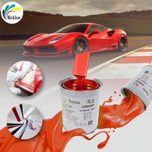Peinture automobile avec Meklon Toyota 3L3 Peinture mixte de voiture rouge perle prête