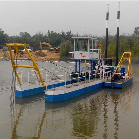Gold Mining 8 Inch Hydraulic River Dredger 220KW In Sea