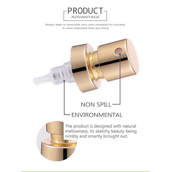 Color customized aluminum material plastic perfume sprayer with pump spray SR-401