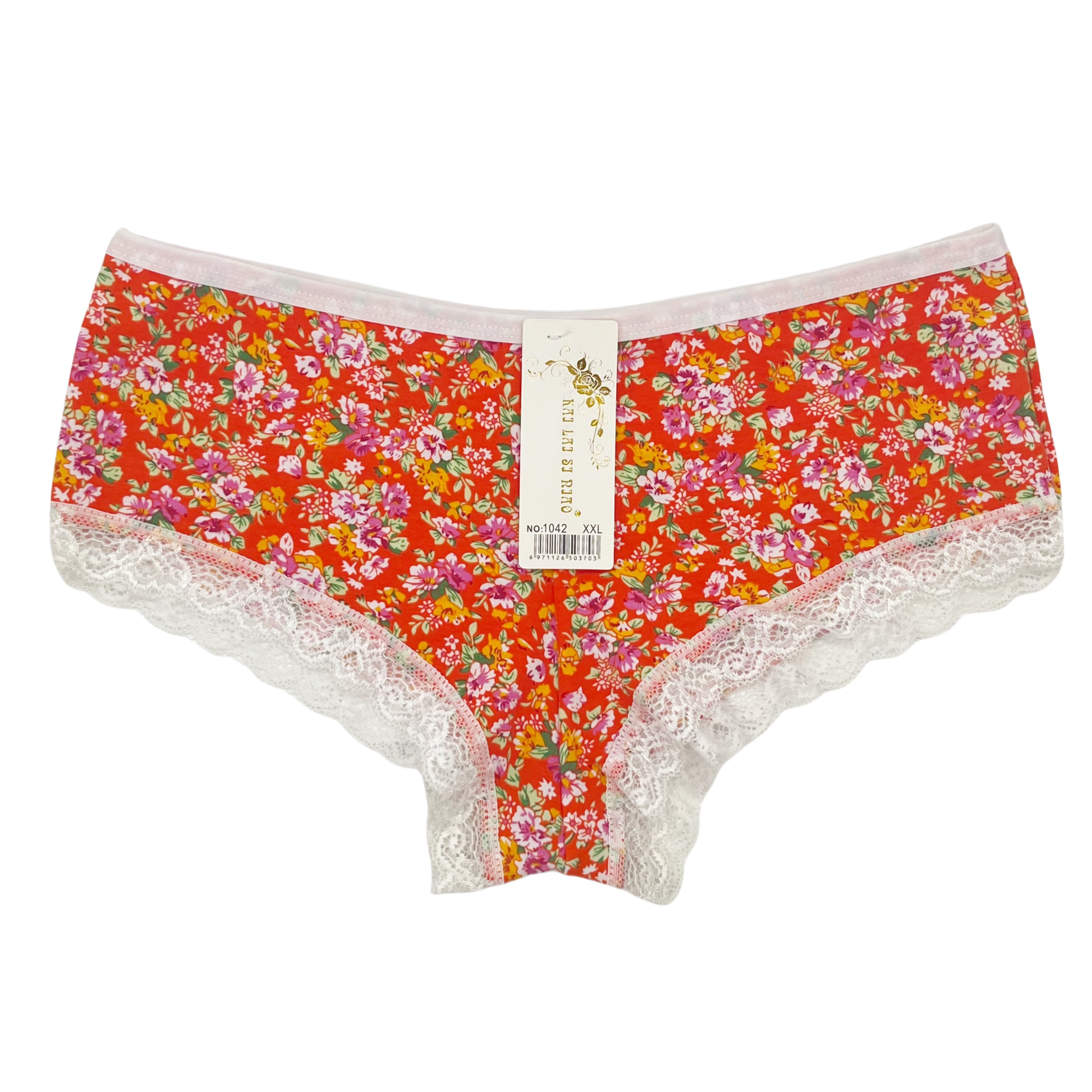2024 New Style Women's Low Rise Lace Printing Floral Panties High Quality Ladies Brief Underwear Adult Wholesale Price