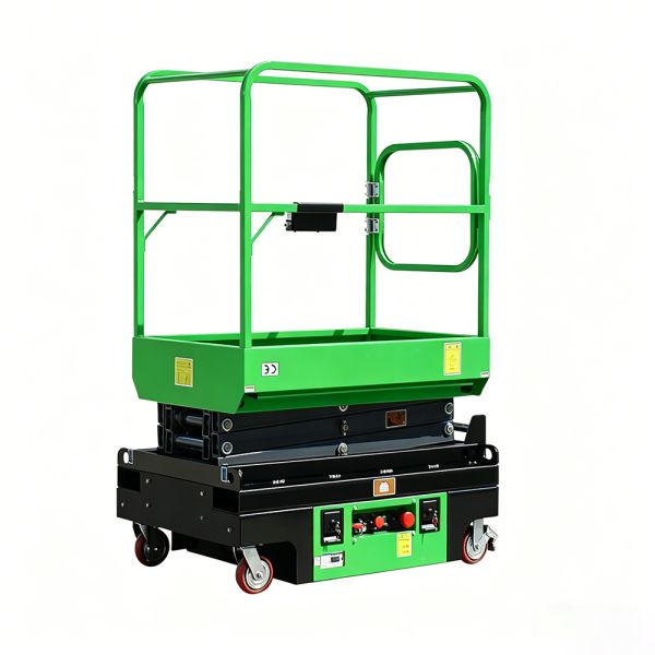 Mobile Scissor Lift Industrial Plant Maintenance Aerial Work Platform