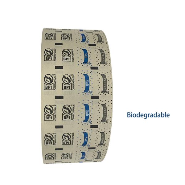 Flexographic Printing PE Coated Paper Salt Packaging Film Roll for Food Grade Material