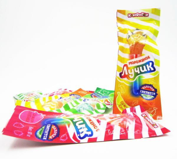 saveur mélangée formée bas Cal Sweets de fruit de lucette de crème glacée 10g