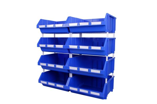 392x334x94mm Internal Size Custom Industrial Stacking PP Box for Plastic Hardware Bins