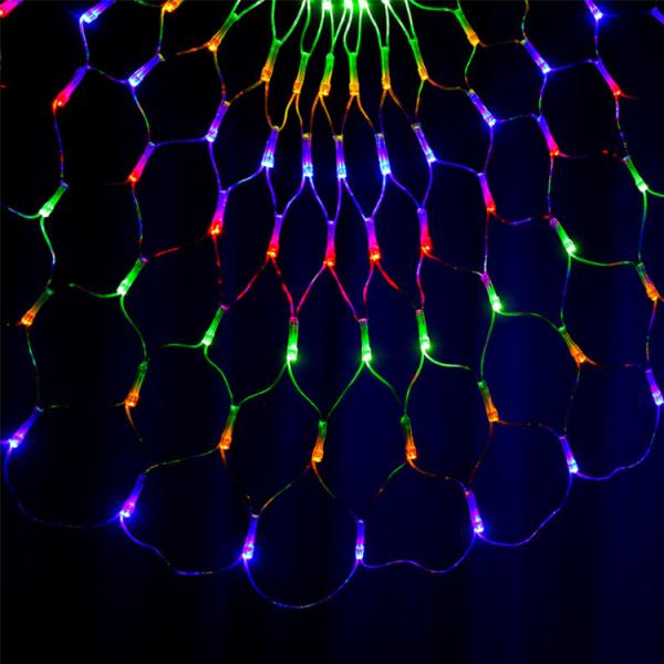 Outdoor Christmas Decorations LED Peacock Light String with Plug-In and 1- AC200-240V