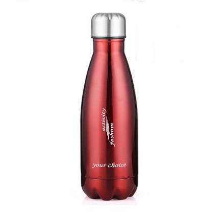 Virson Customized Drinkware Cola Double Wall Stainless Steel Insulated Water Bo
