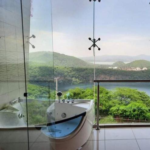 Sound Insulation Toughened Glass Window , Laminated Glass Door And Window 3mm 4mm 5mm 6mm 8mm 9mm 10mm Tempered Glass Door For Hotel / Villa / Public Building