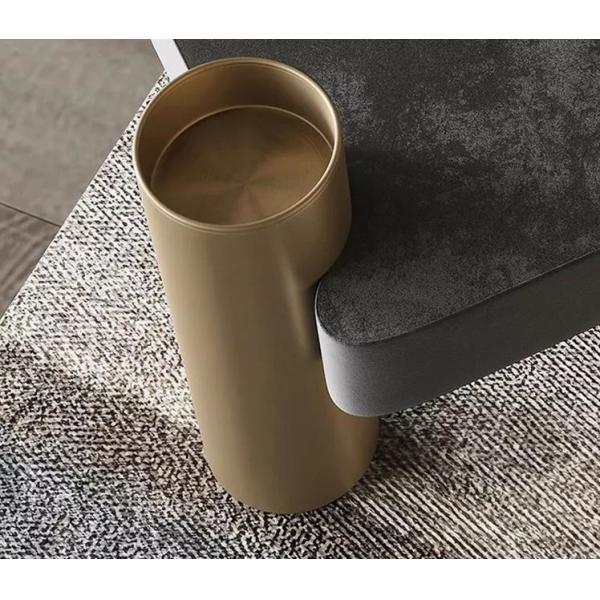 Fashion Creative Hotel Lobby Furniture Reception Velvet Metal Lounge Chair