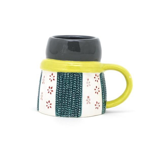 3D-животное пингвин в форме керамических молочных кружек Порцелановый рождественский подарок с ручной живописью