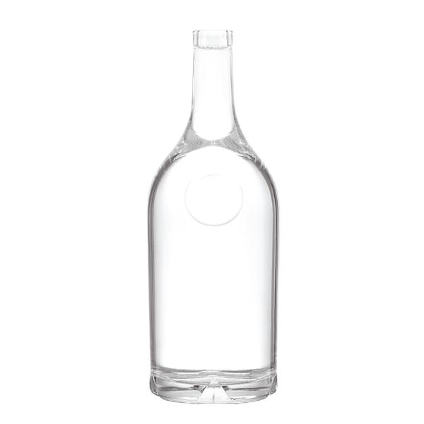 Embossing Pattern Super Flint Glass Bottles for Tequila Vodka 750ml Square OEM Design