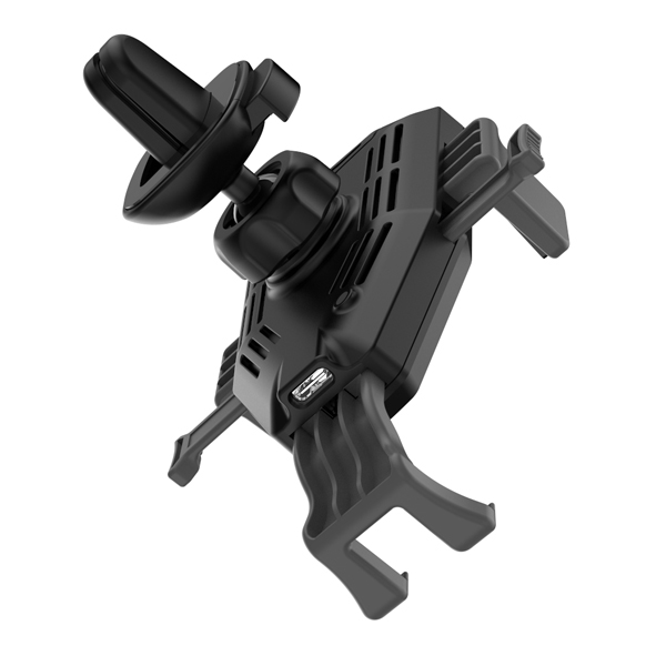 Aluminum Alloy 10W 8mm 360° Rotation Qi Phone Charger