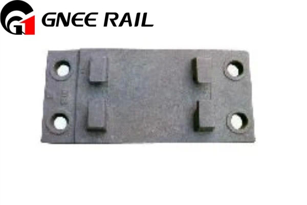 UIC54 Rail Tie Plate with QT500 Carben Steel