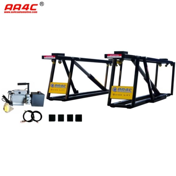 AA4C QUICK LIFT Extended & Heightened Portable Car Lift 3600KG/3800KG Mobile for Rescue Car Wash & More L520HL L750HL