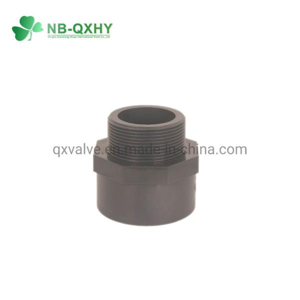 High Thickness DIN Pn16 PVC Pipe Fitting Socket UPVC Elbow Coupling Flange 20mm to 400mm