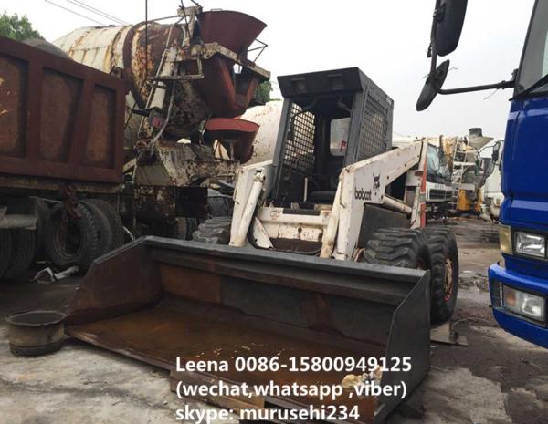Low Working Hrs Used Wheel Loaders Bobcat S300 Skid Steer Loader Made In Usa