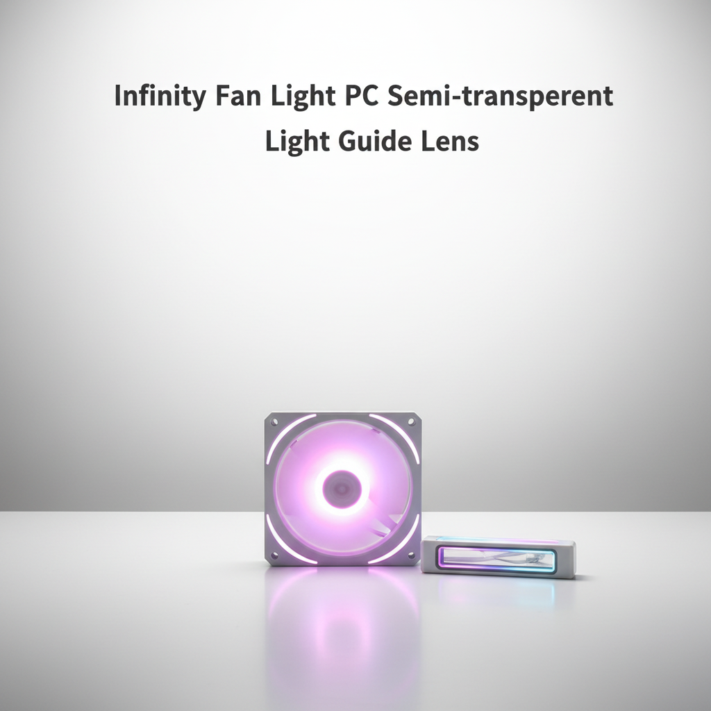 Heat Resistant Semi Transparent Mirror Back Adhesive for RGB Computer Fan Light