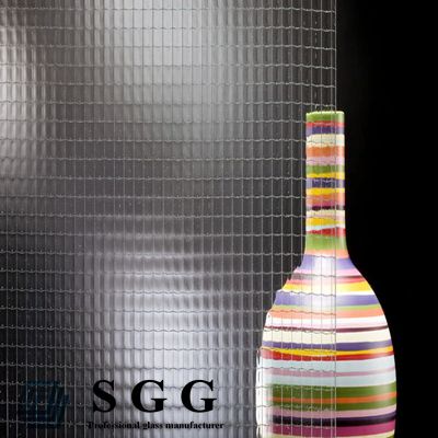 figured glass manufacturer for home decoration