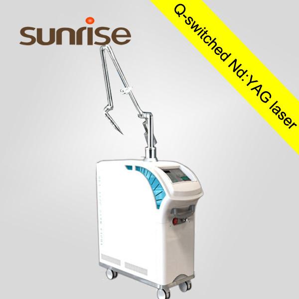 Q switched nd yag laser/nd yag laser/yag laser tattoo removal machine
