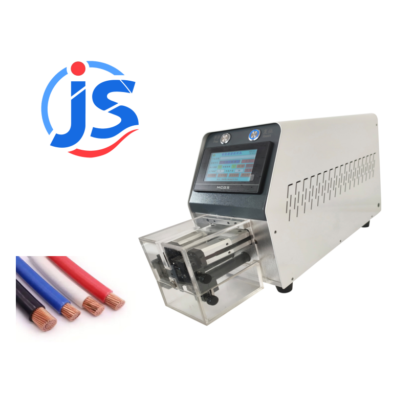 Compact 300W Power Wire Harness Cable Cutter and Stripper Machine with 5 Layers Strip and 47.3 Inch PLC Screen