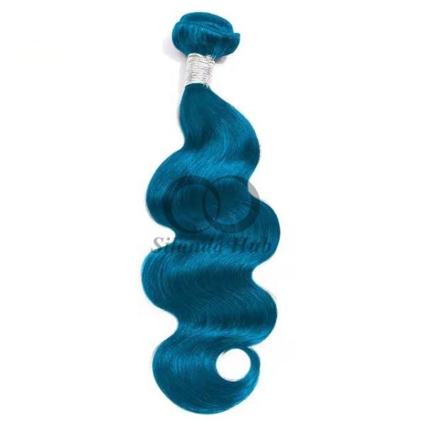 Green Body Wave Remy Human Hair Bundles Sew In Weave Bundles Brazilian Bundle Deals