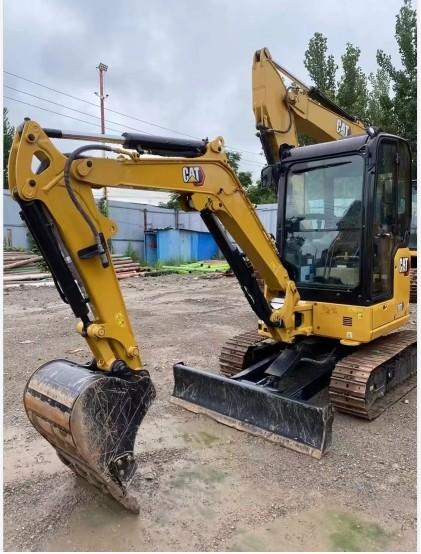 Second Hand Cat 303 Mini Excavator 0.12m3 Bucket 3600kg Weight For Construction Use