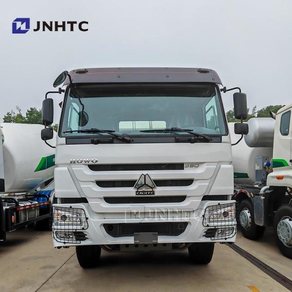 HOWO Concrete Mixing Truck 6x4 380hp10 Wheels Capacity Cement Mixing Truck Mounted Concrete Mixer Pump Truck