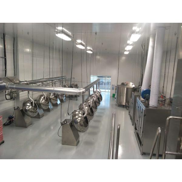 220V 380V Chocolate Panning Machine 32 rev per Minute Polishing Machine