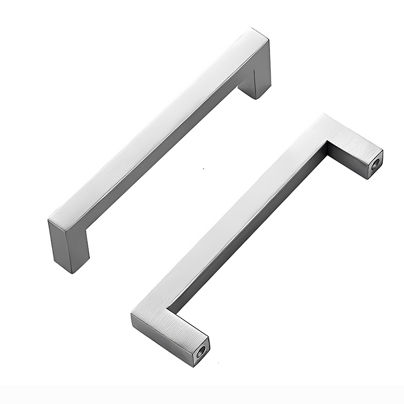 Thickened Stainless Steel Square Tube Pull Handles Light Luxury Simple Black Cabinet & Wardrobe Door Pulls
