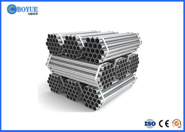 ERW Hot Dip Galvanized Tube ASTM A671 Gr.CC65 ISO9001 Certificate Plain Plain End