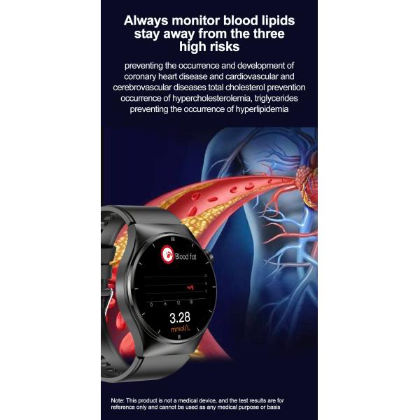 F320 Health Smart Watch With Blood Oxygen Blood Pressure Blood Lipid Monitor