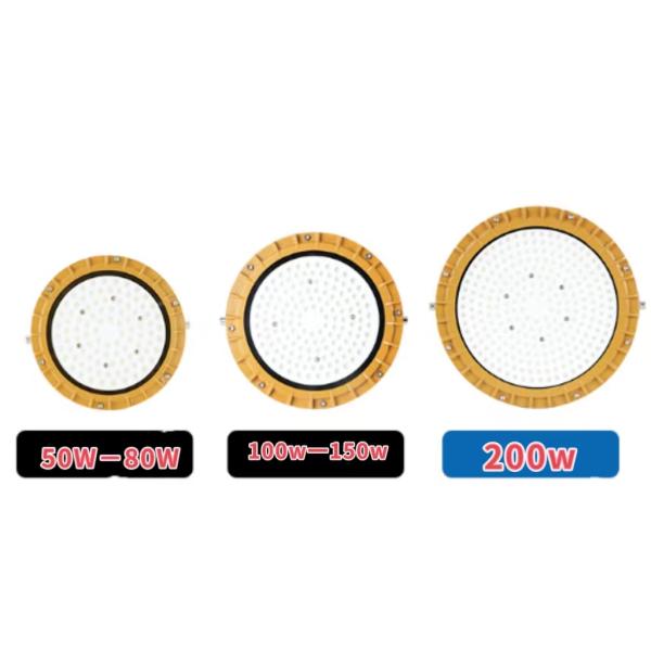 High Luminous Efficiency 125lm/w Lamp Explosion-proof Light with 3-