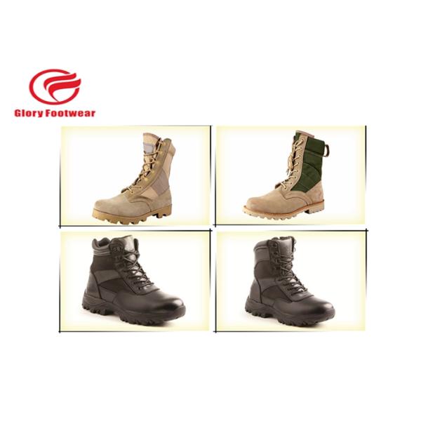 Punk Real Leather Leather Military Boots ,  Vintage Dress Combat Boot Sneakers