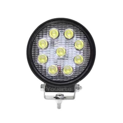 27w Daytime 12v Tractor Lights Ip68 Fog Lamp Running Searchlight