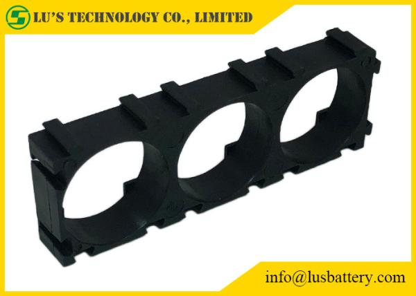 PC preto 3P do ABS do espaçador do suporte 1*3 da pilha de bateria da cor 21700